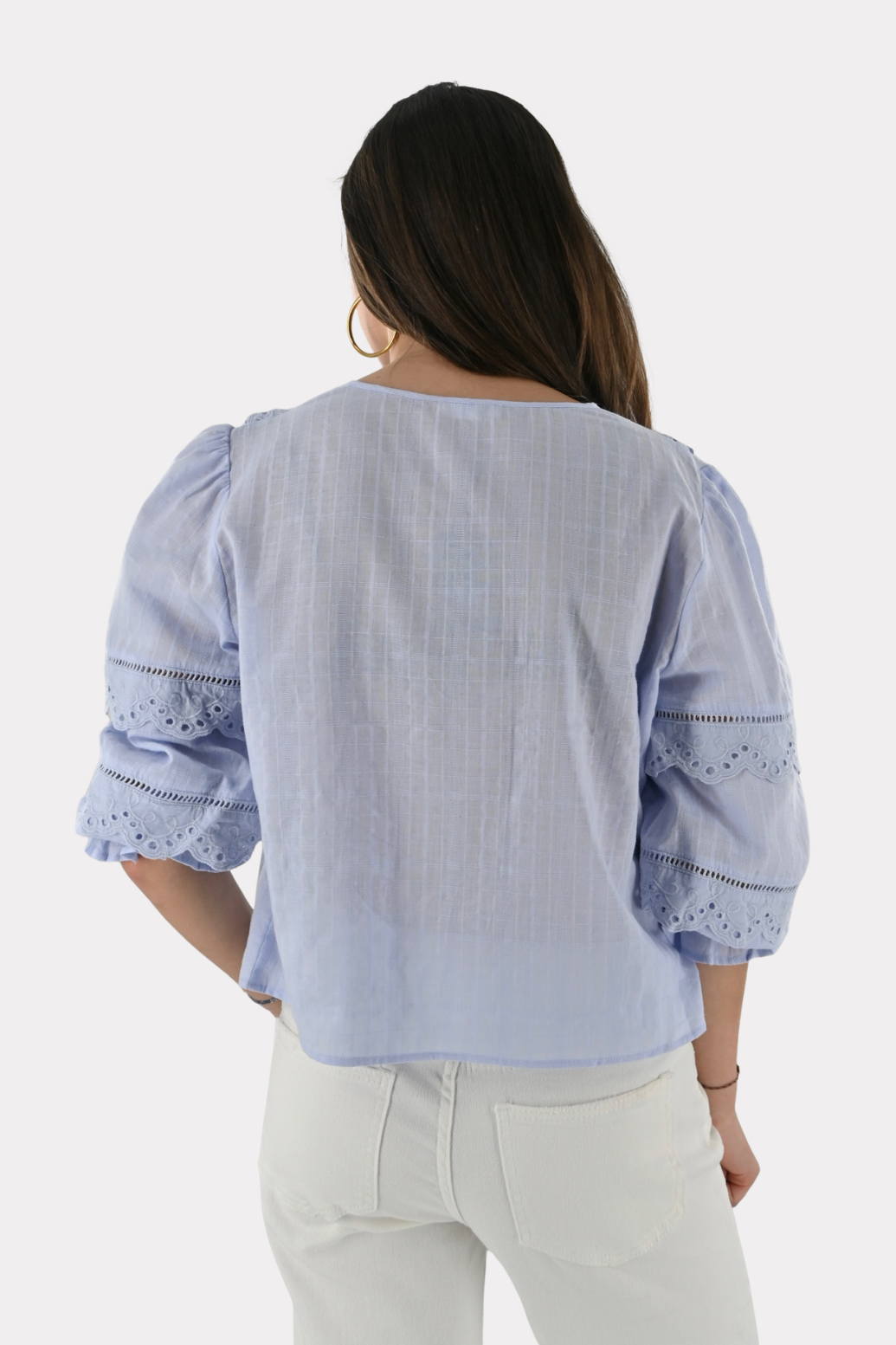 Anne blouse - licht blauw - Fashiontiger 9