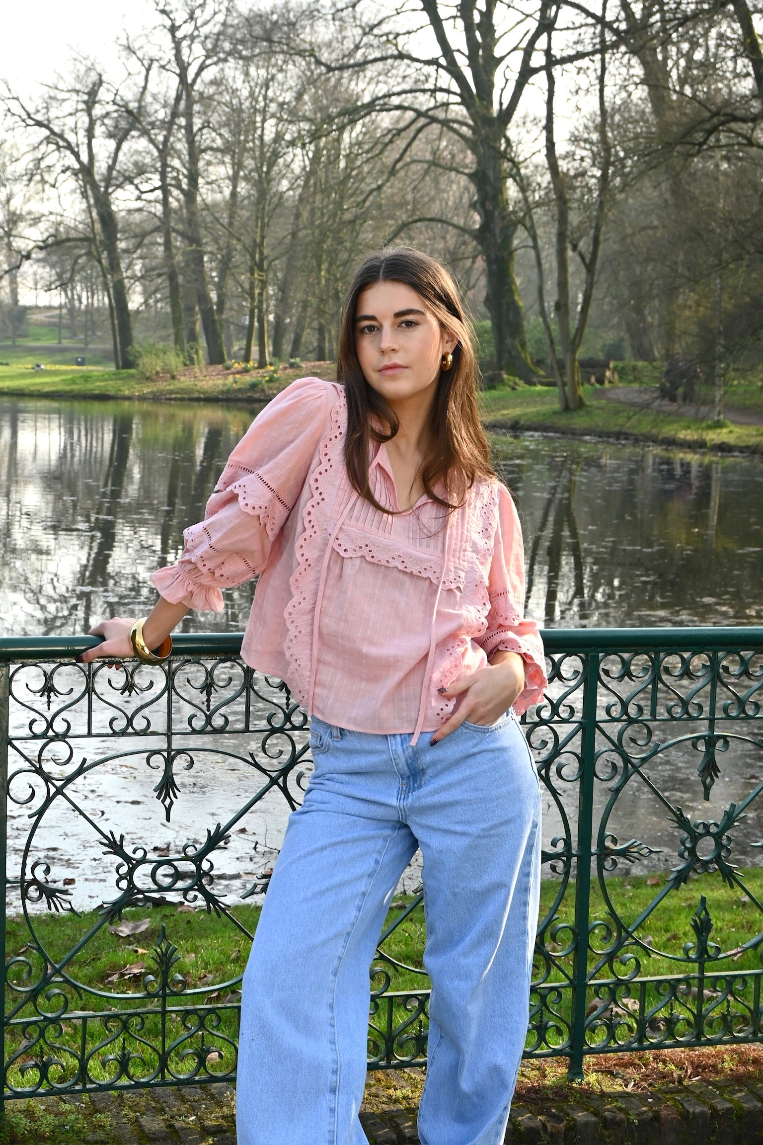 Anne blouse - roze - Fashiontiger 3