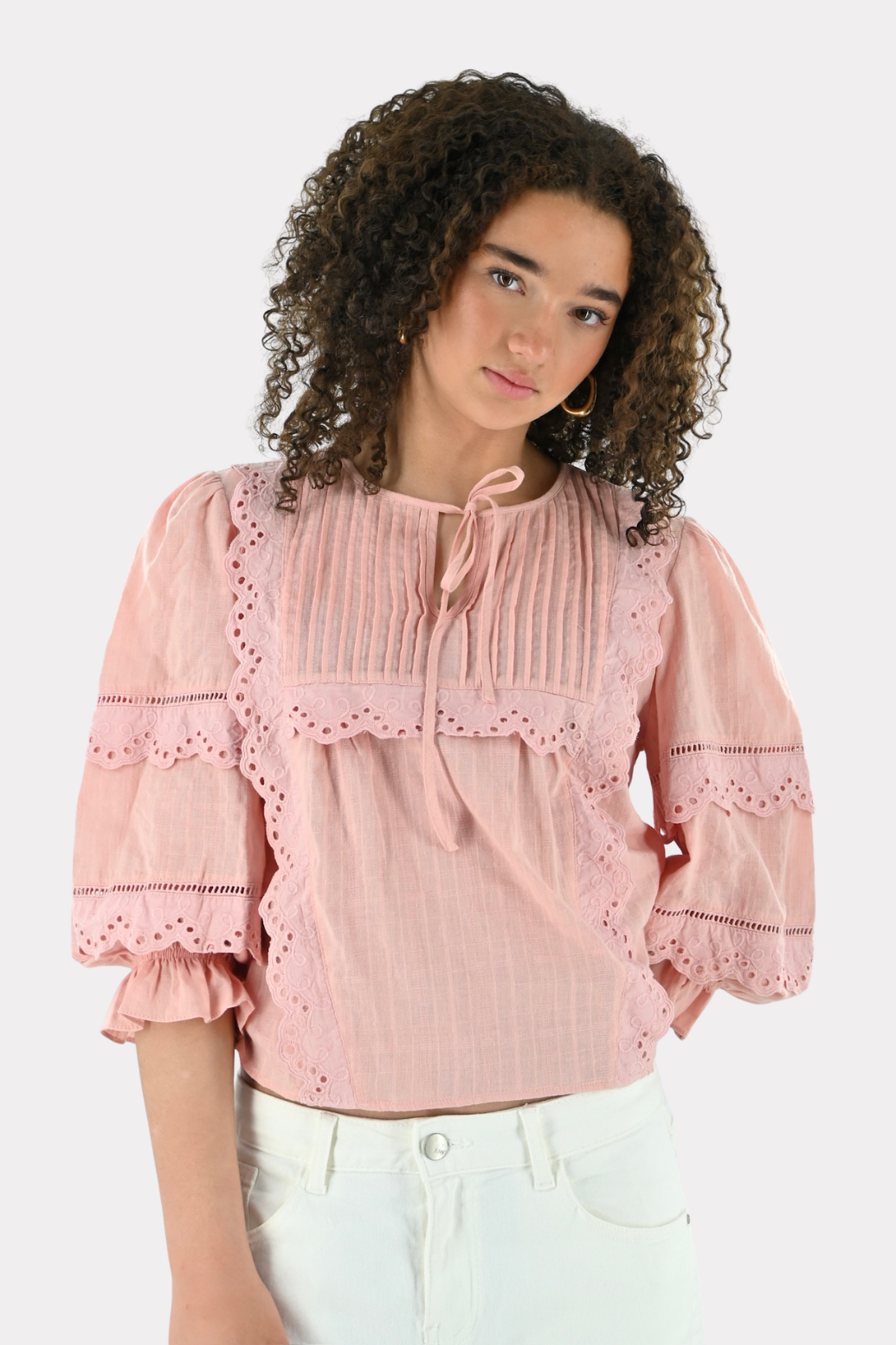 Anne blouse - roze - Fashiontiger 6