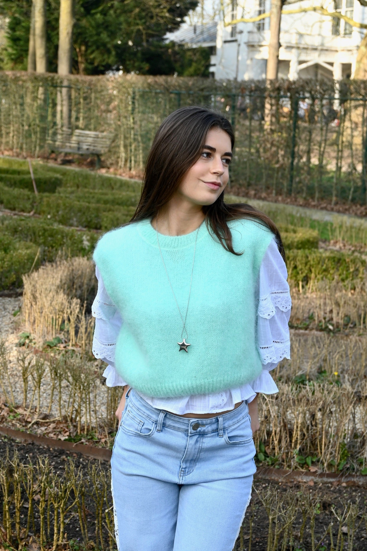 Anne blouse - wit - Fashiontiger - 5