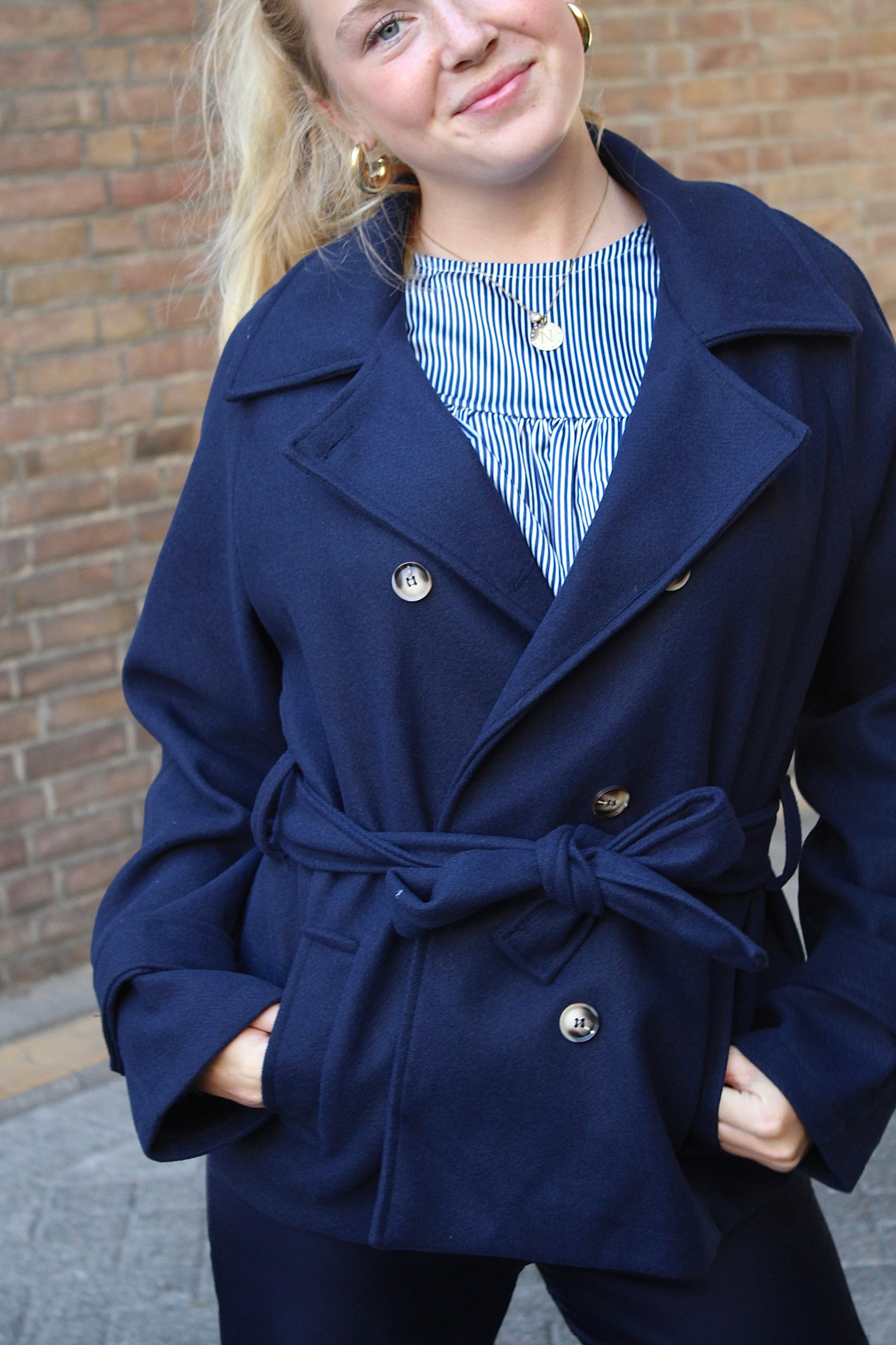 Louise trenchcoat - navy