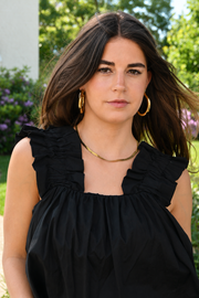 Basic flat necklace - gold