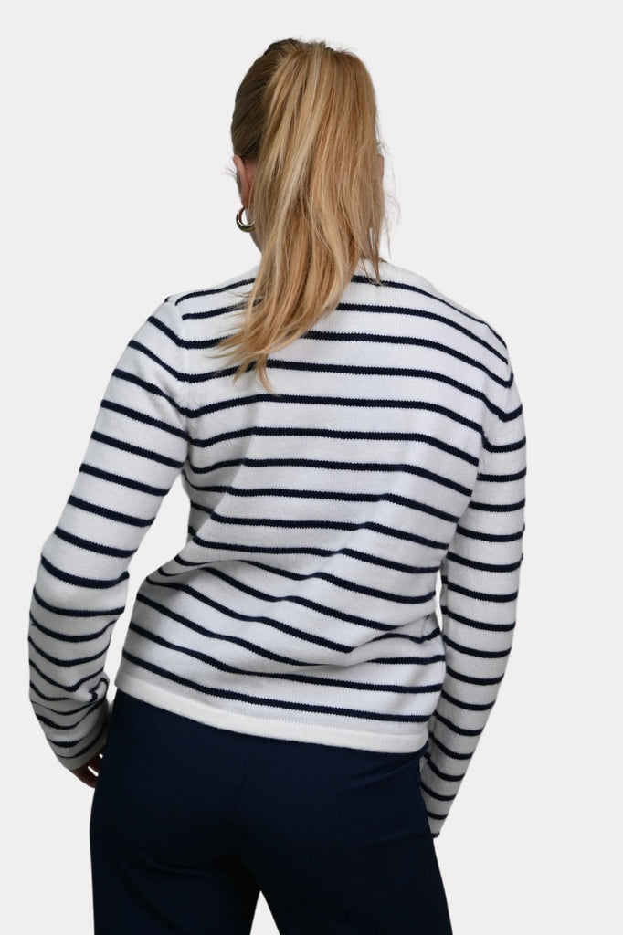 Bodille-cardigan-striped-wit/navy-fashiontiger-4