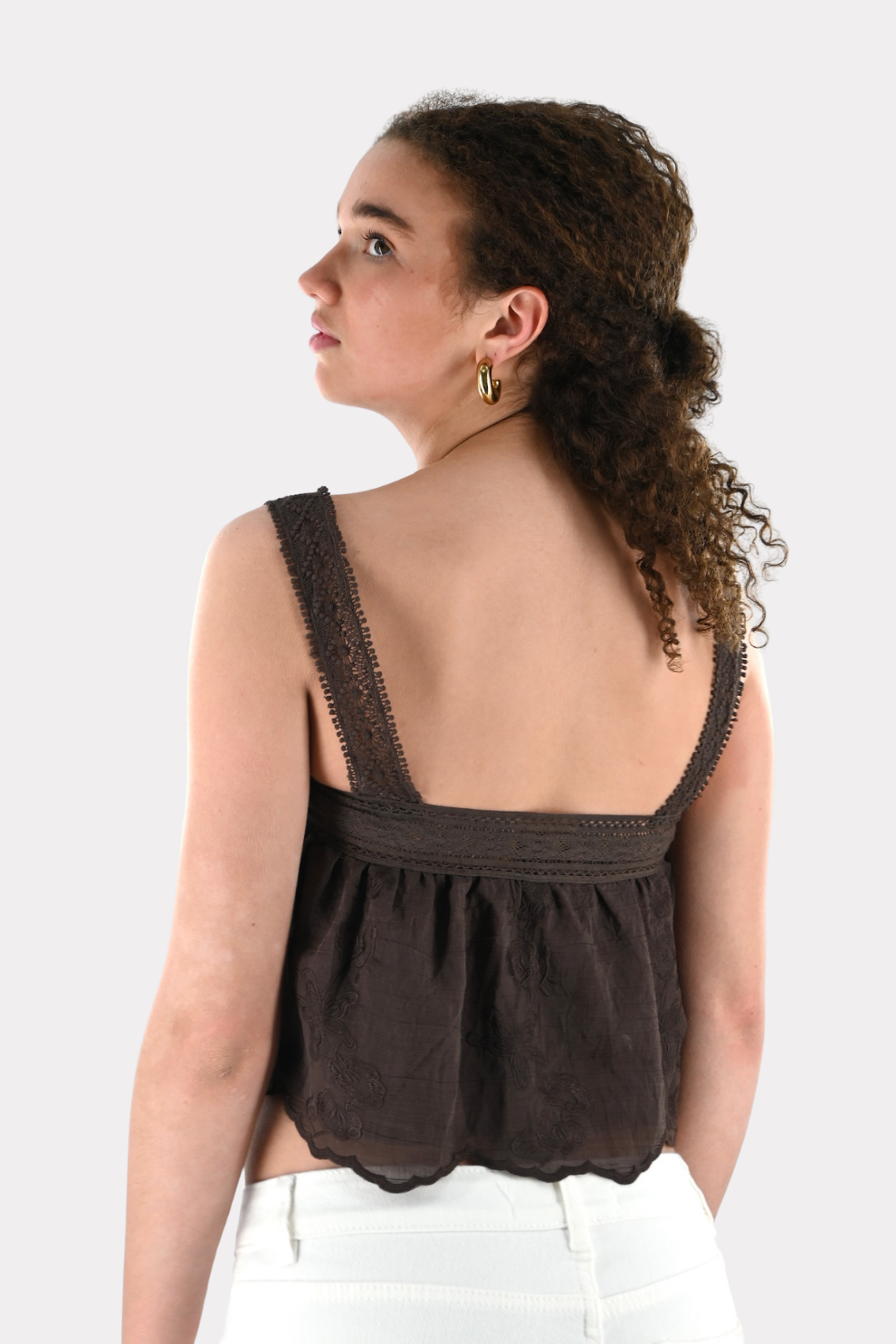 Breeze top - donker bruin - Fashiontiger 8