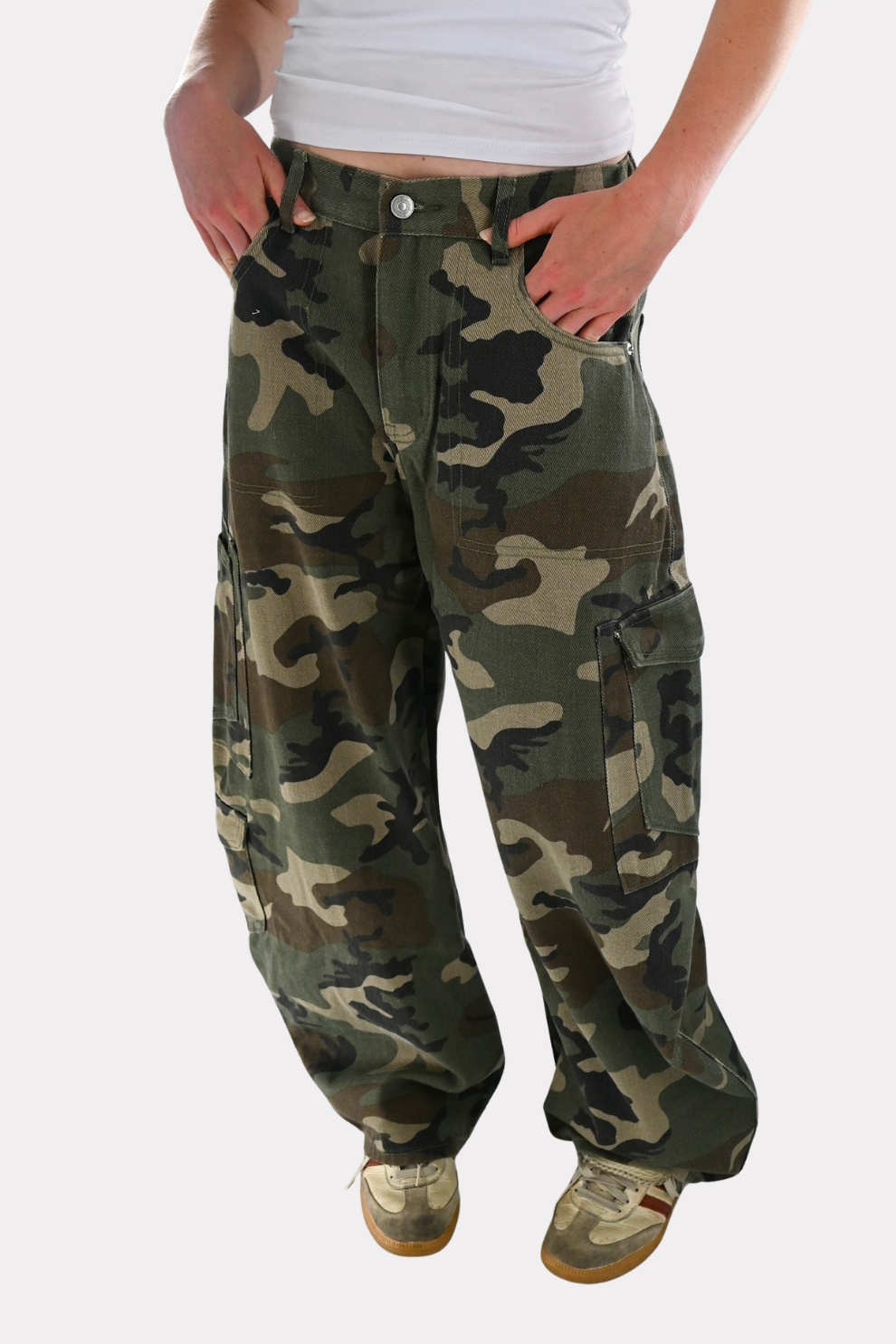 Camo jeans - groen - Fasiontiger 2
