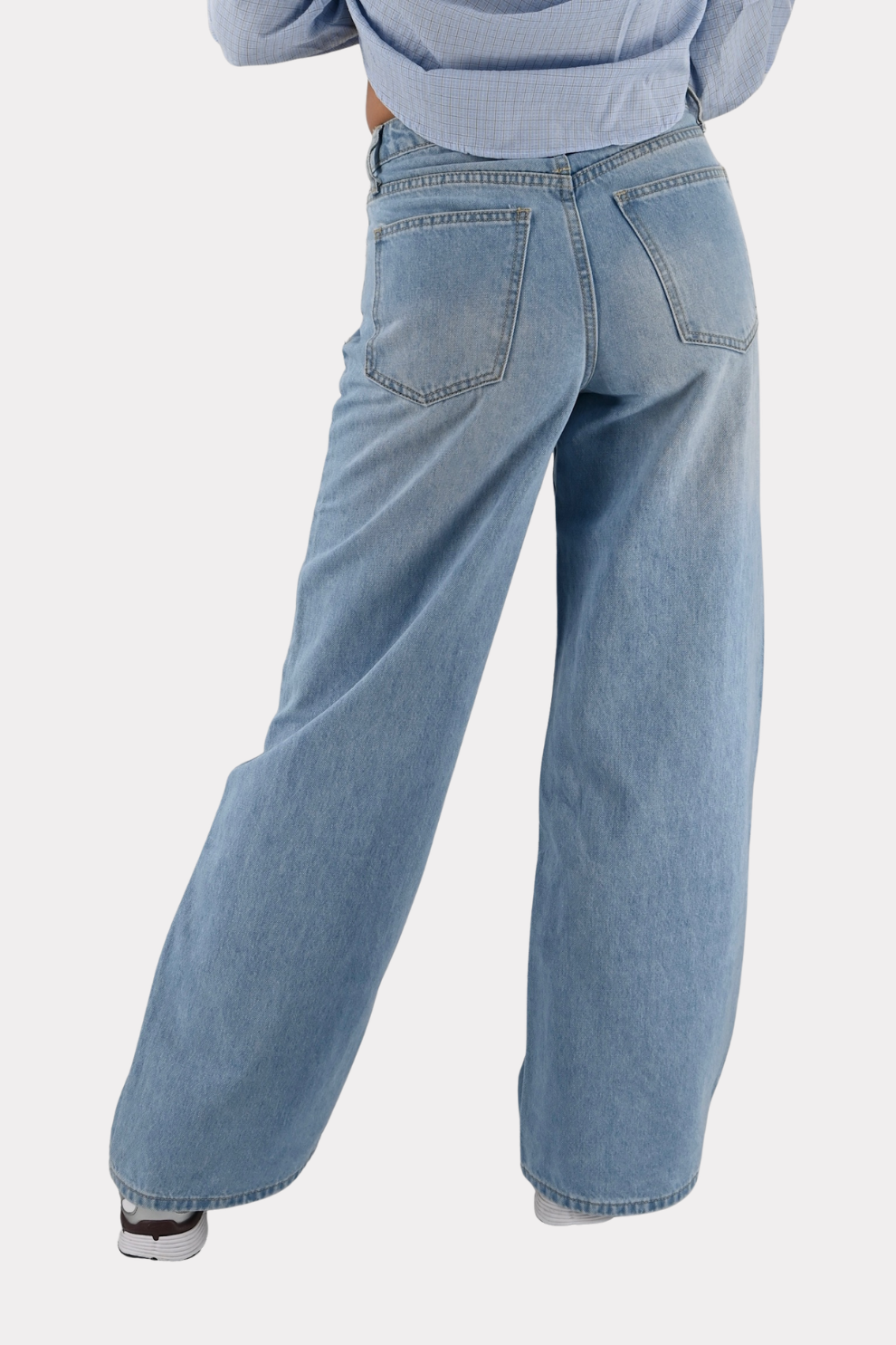 City wide leg jeans - blauw - Fashiontiger 6