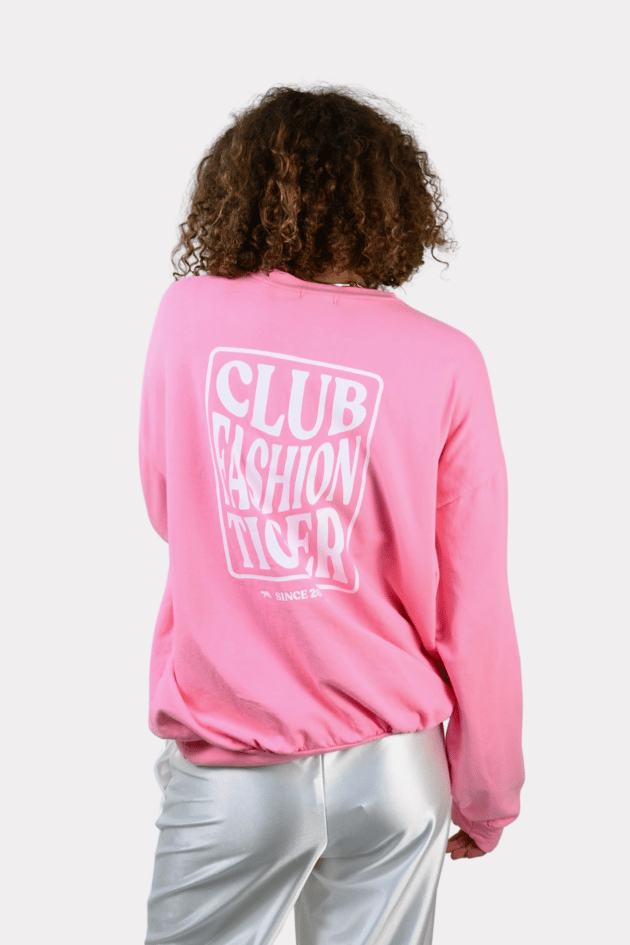 Club-fashion-tiger-sweatshirt-roze-2