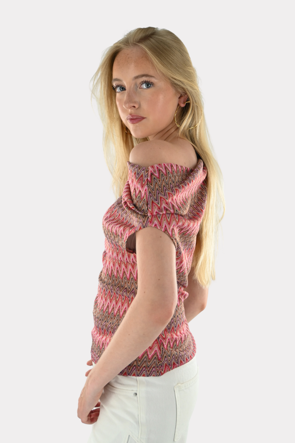Coastline top - roze - Fashiontiger 2