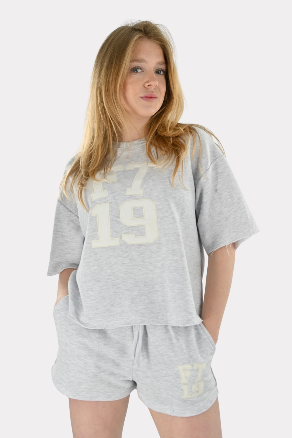 College short - grijs - Fashiontiger 3