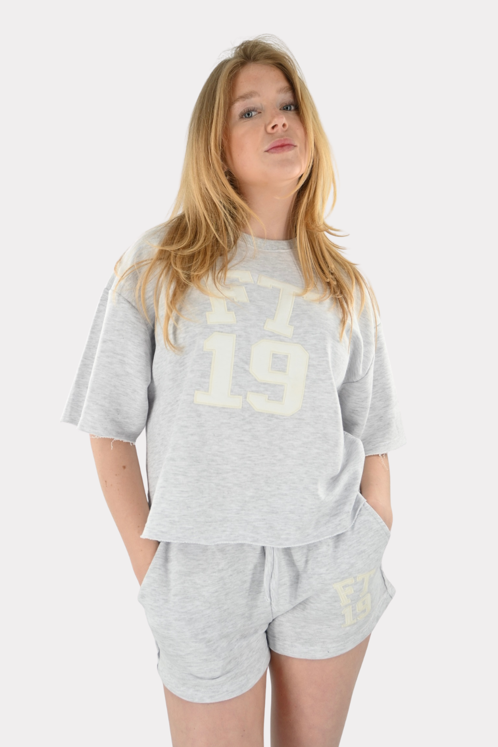 College top - grijs - Fashiontiger 3