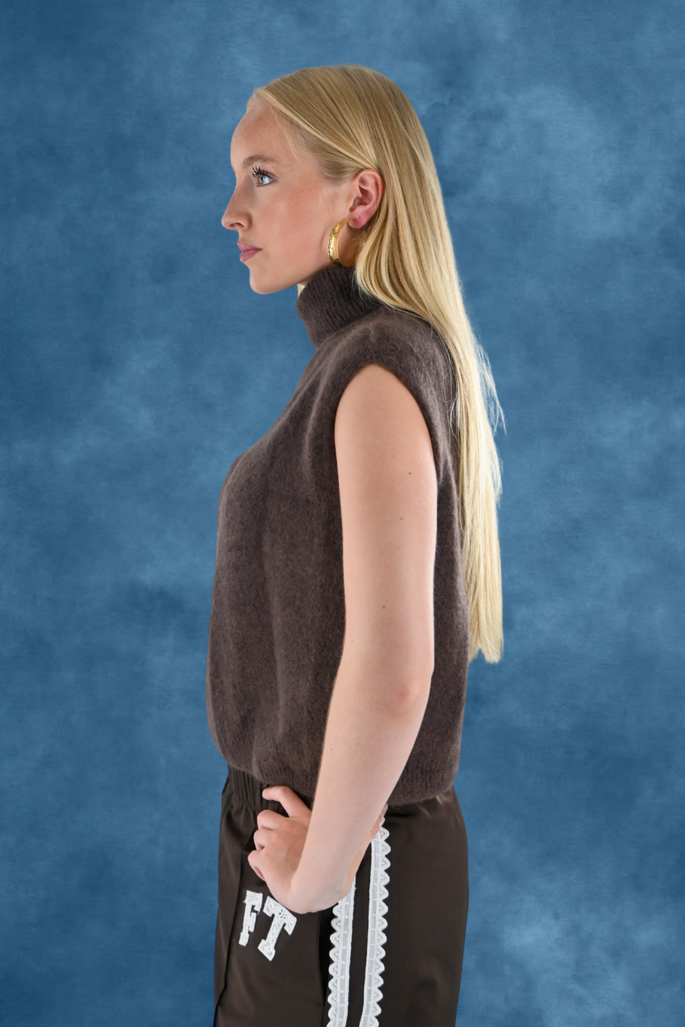 Cozy high knit - bruin - Fashiontiger 9