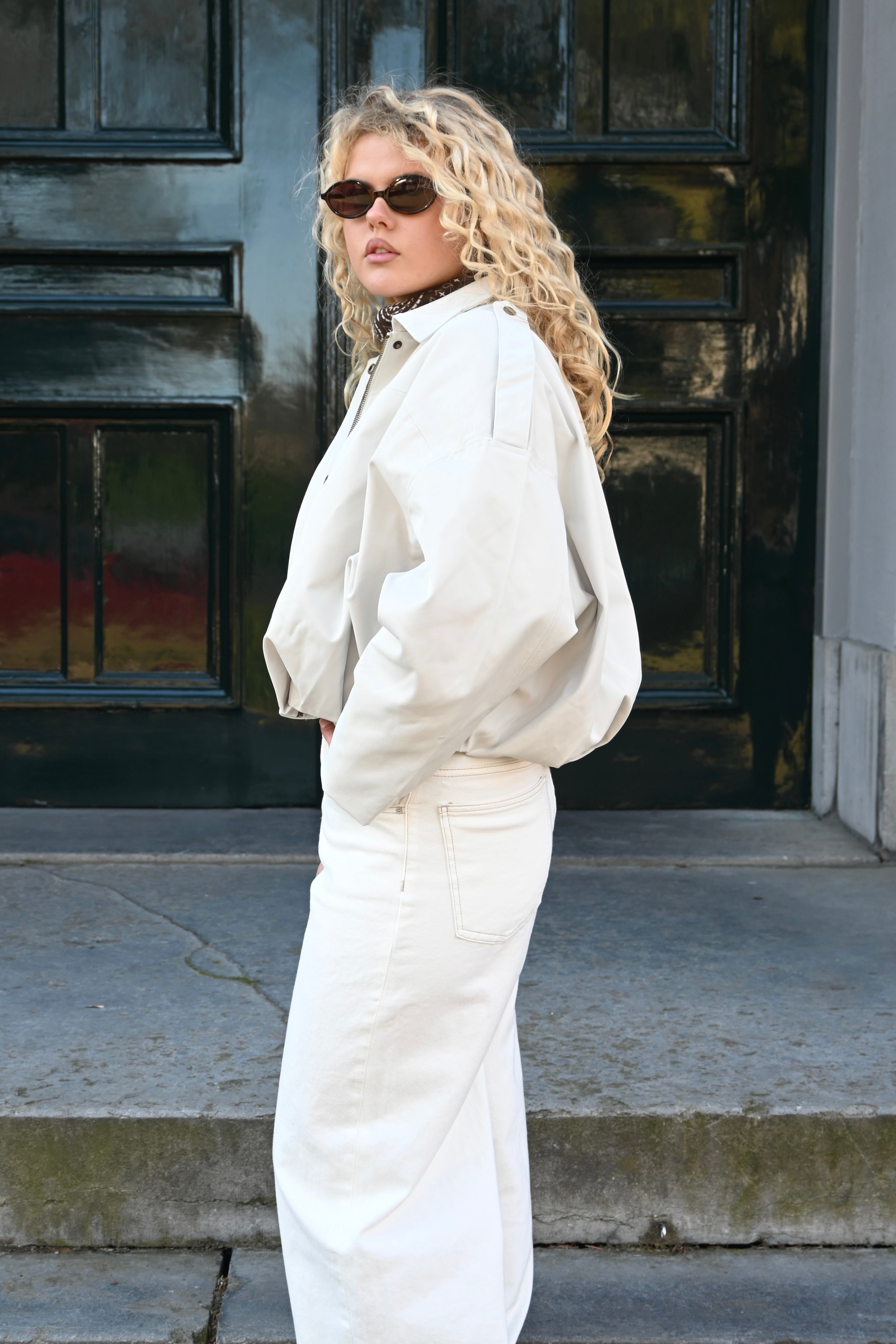 Saar jacket trenchcoat - beige