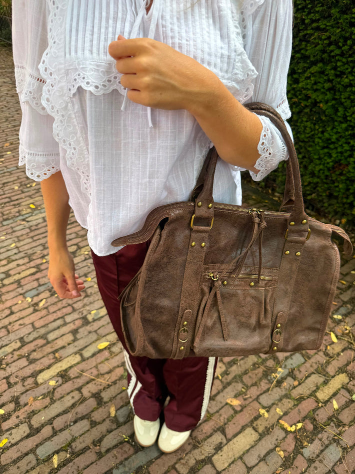 Icon-Tasche - Dunkelbraun