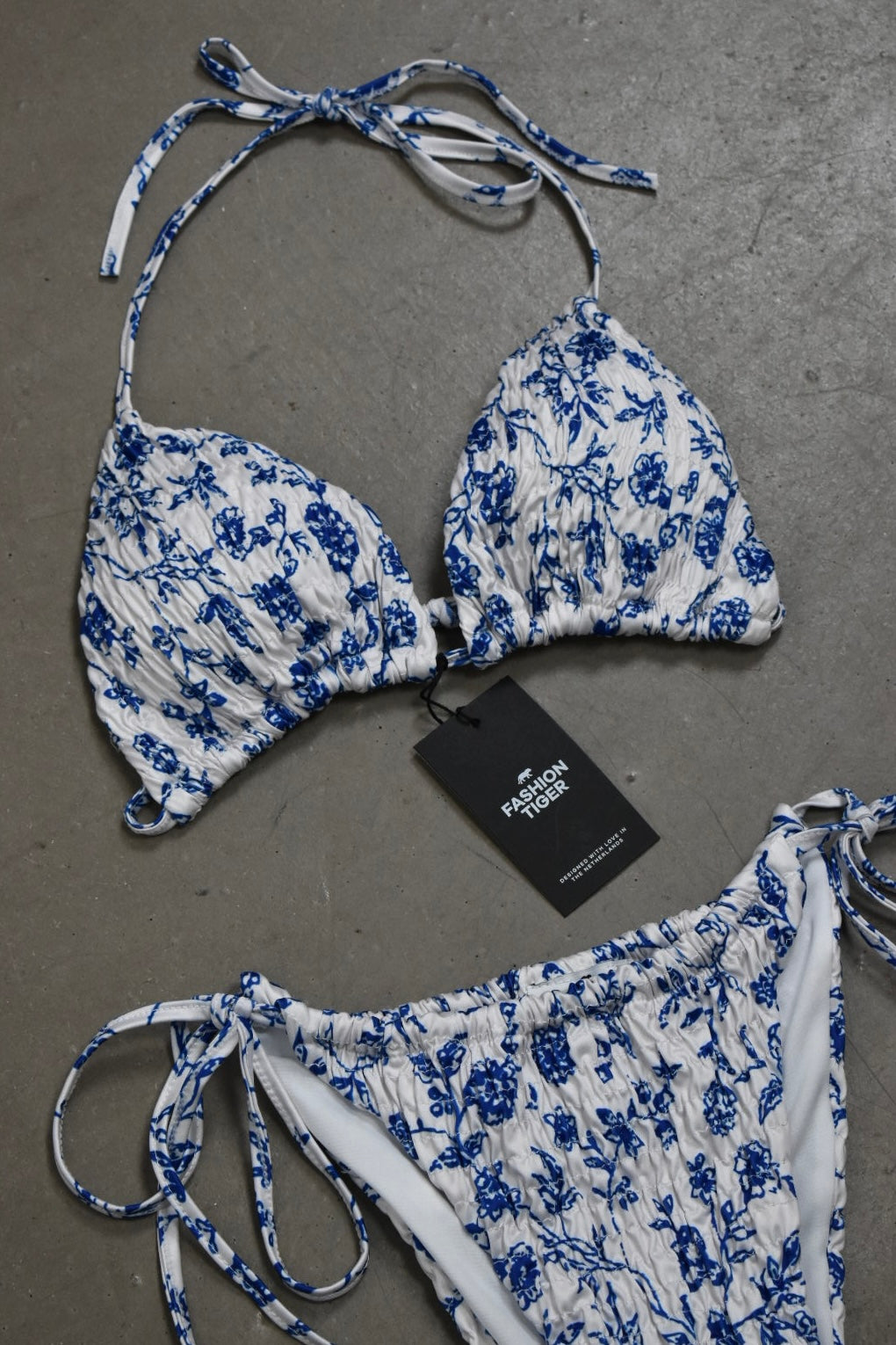 Tuscany bikini - wit/blauw