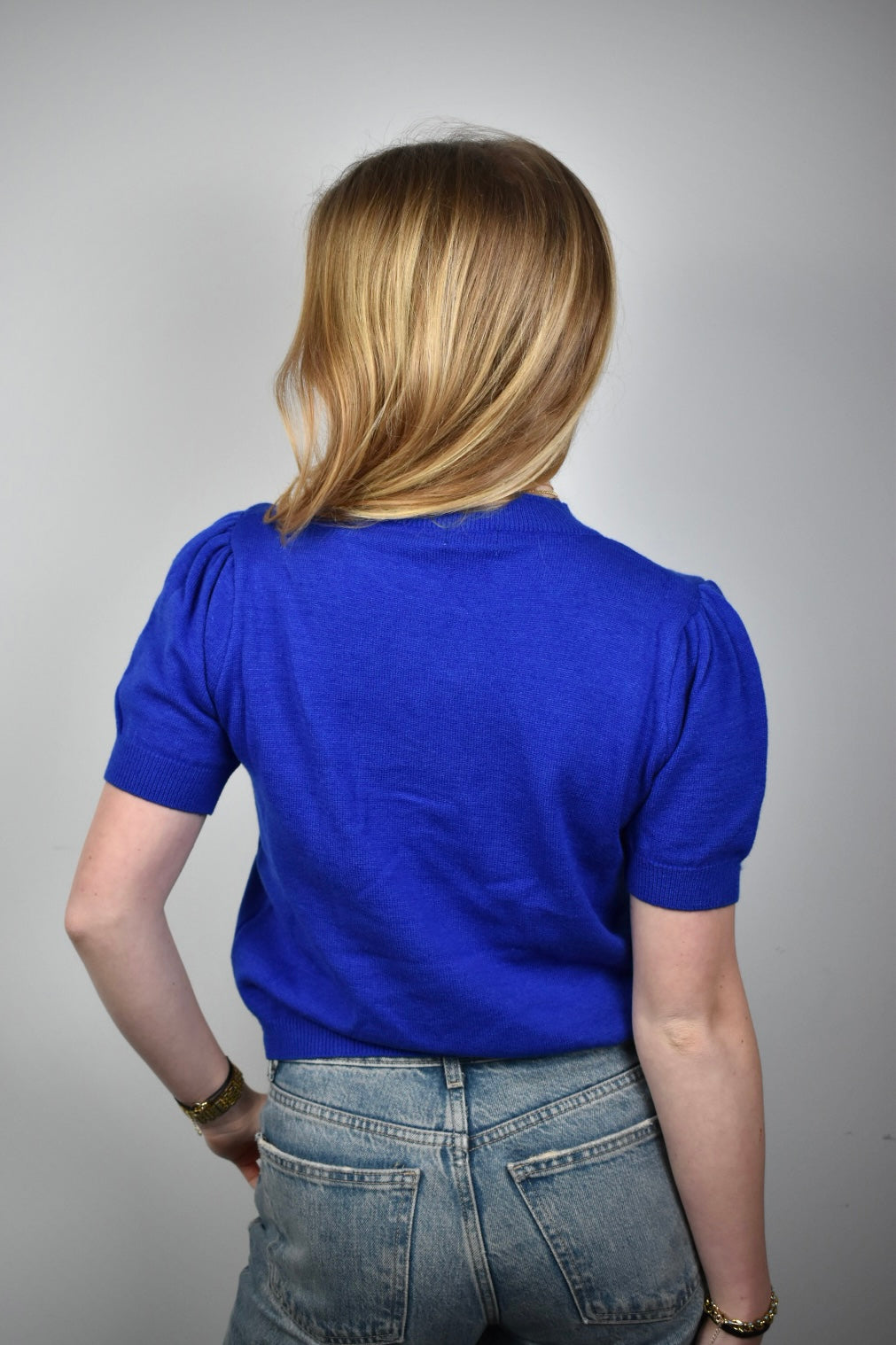 Stockholm top - cobalt