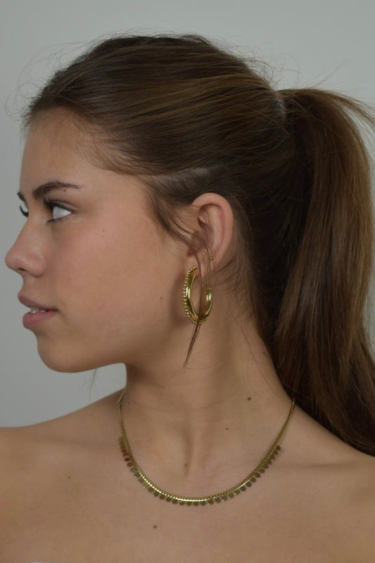 Mumbai earrings - goud