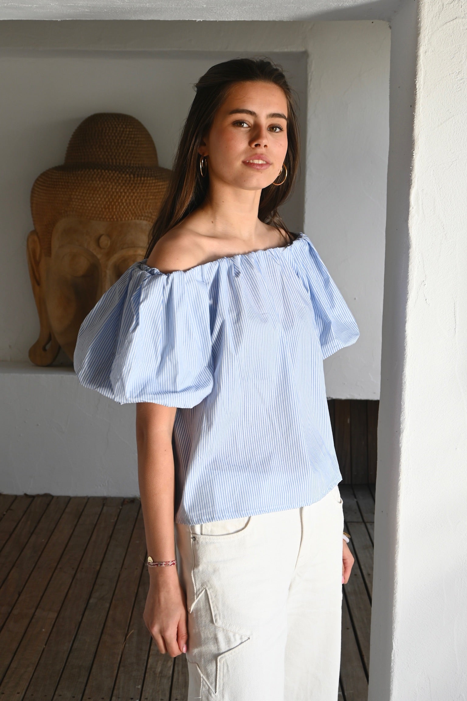 Blouse Febe - jaune pâle