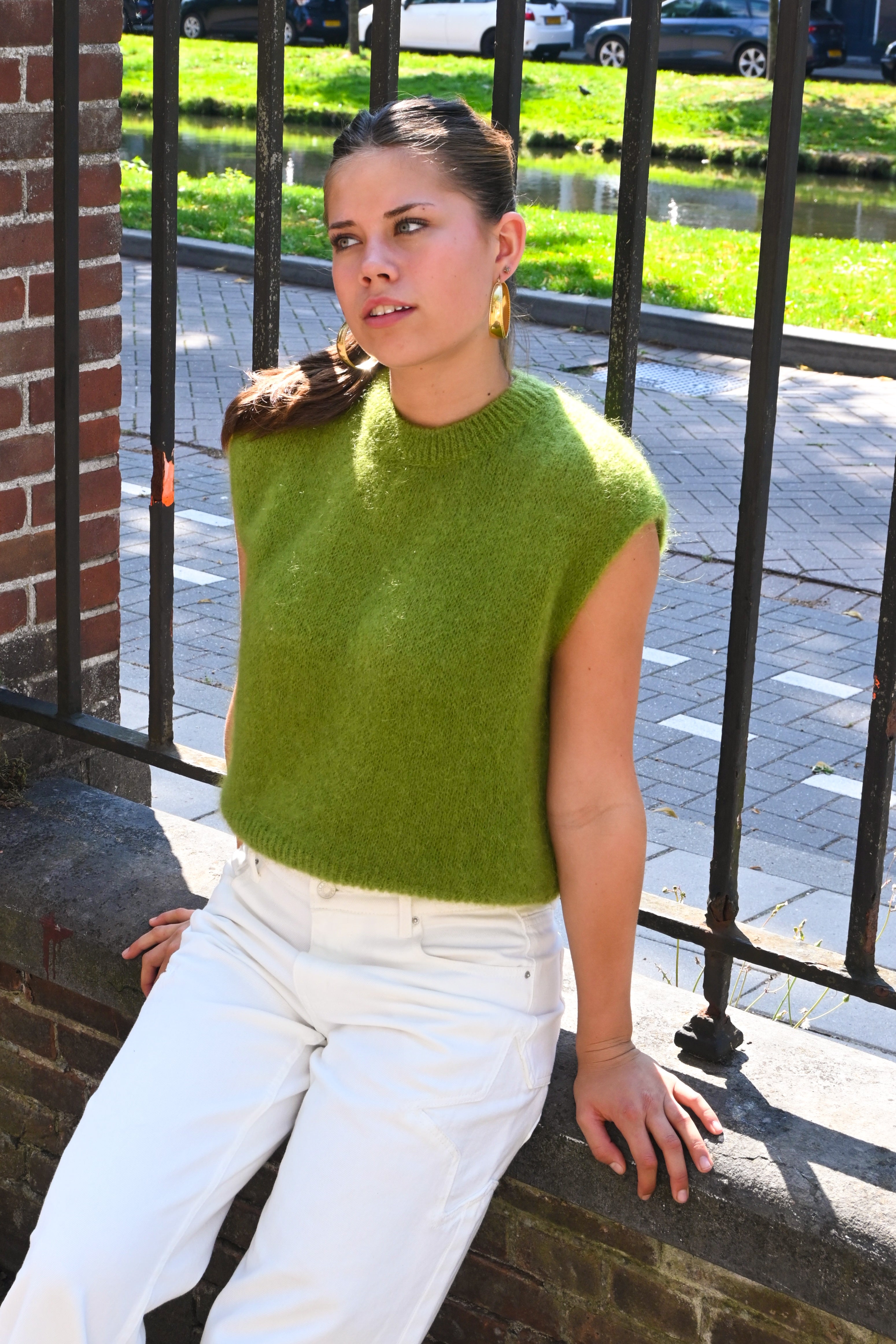 Super soft knit  - salie groen (pre-order)
