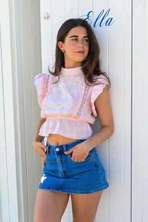 Sweet-Blossom-Bluse - babyrosa