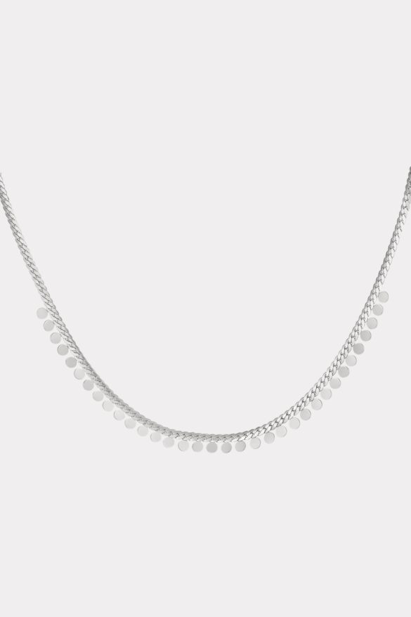 Dot necklace silver fashiontiger