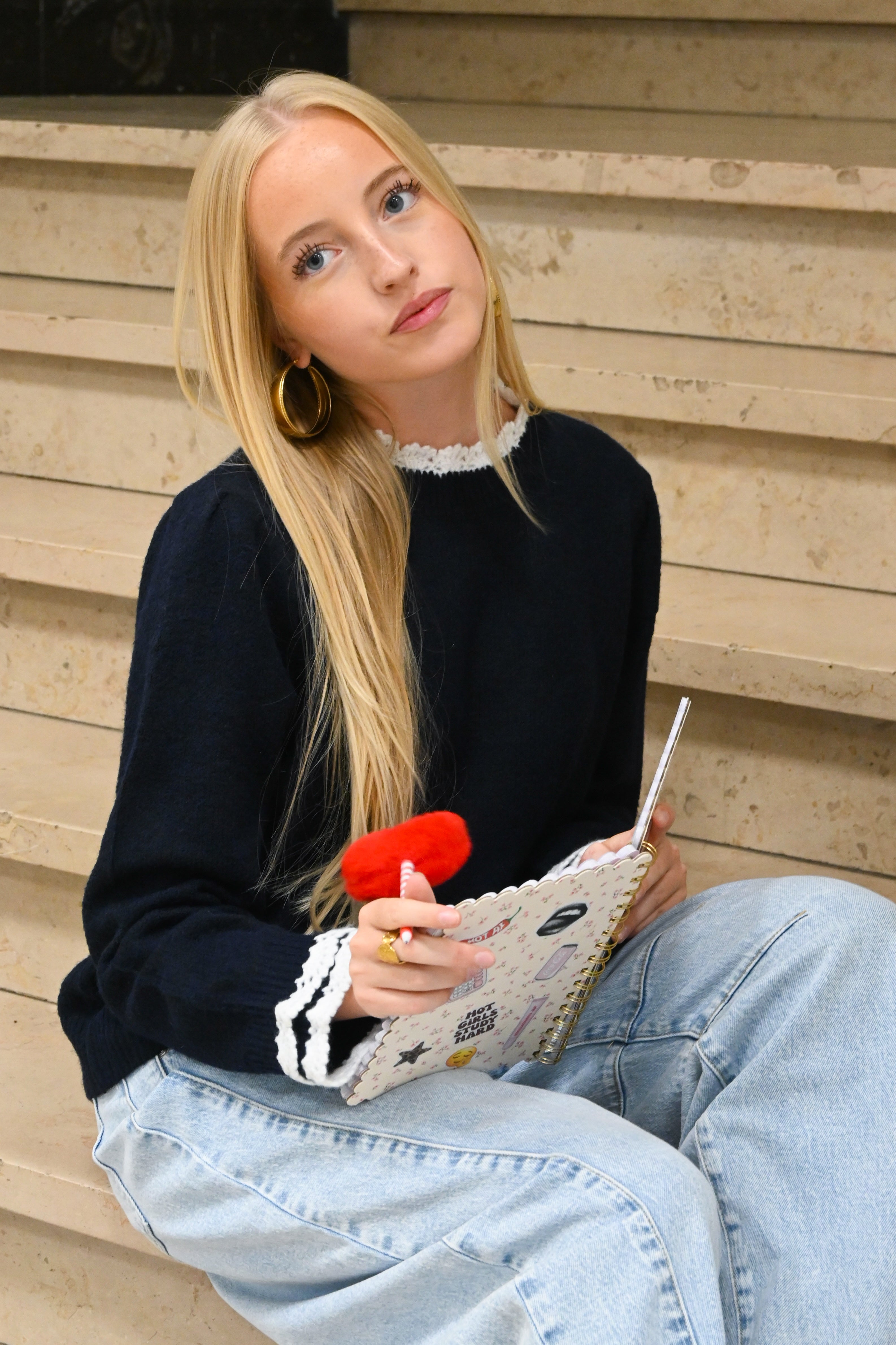 Joelle tricot - bleu marine