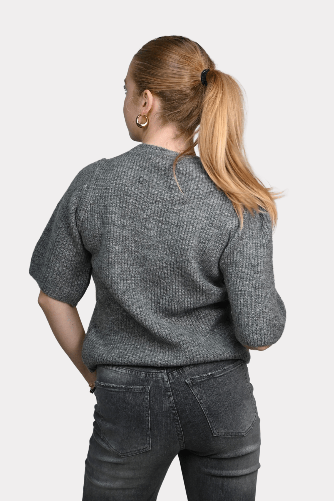 Ellie cardigan donker grijs 4