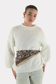 Boho paisley scarf - brown