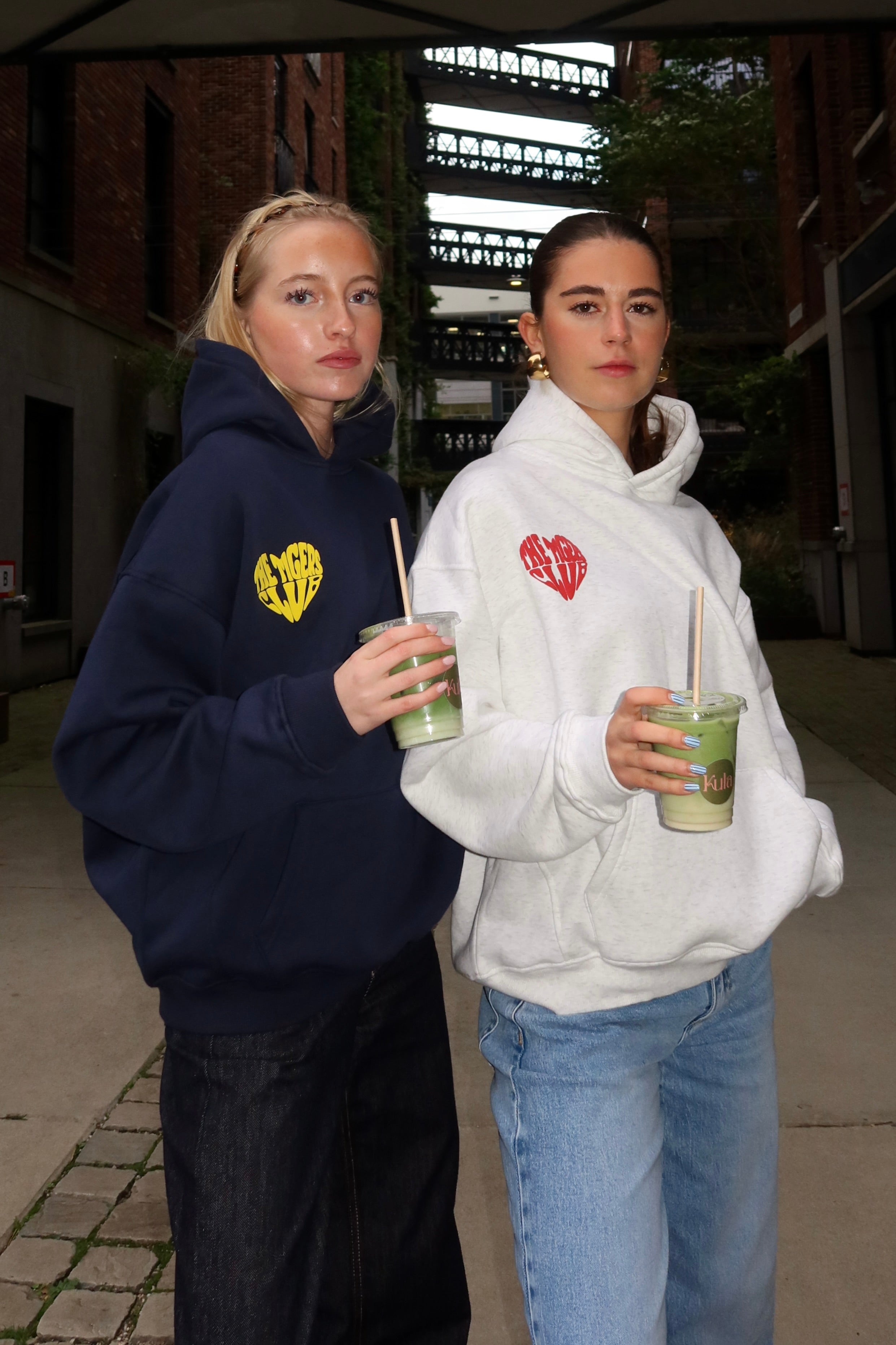 Love tigers hoodie - grijs