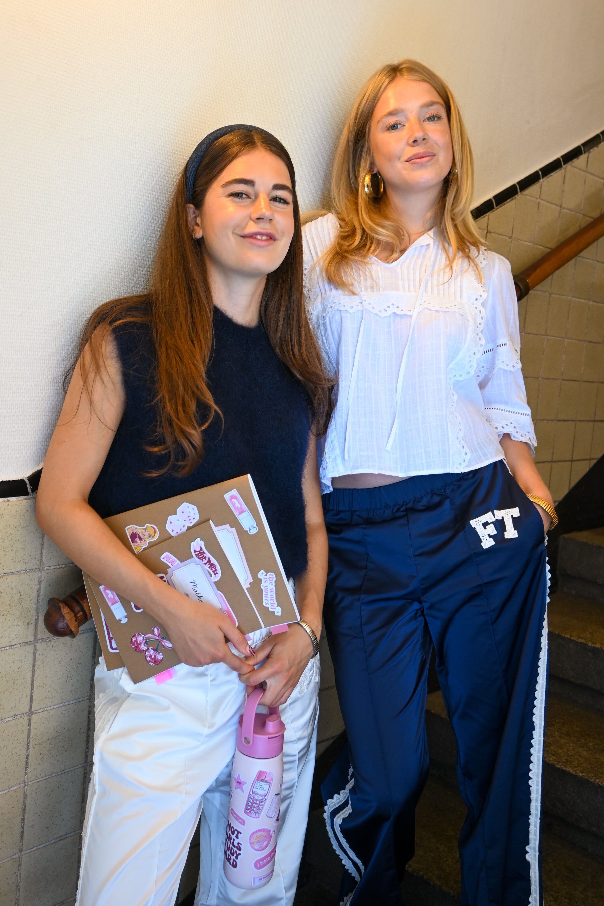 FT lace pants - navy - Fashiontiger 2
