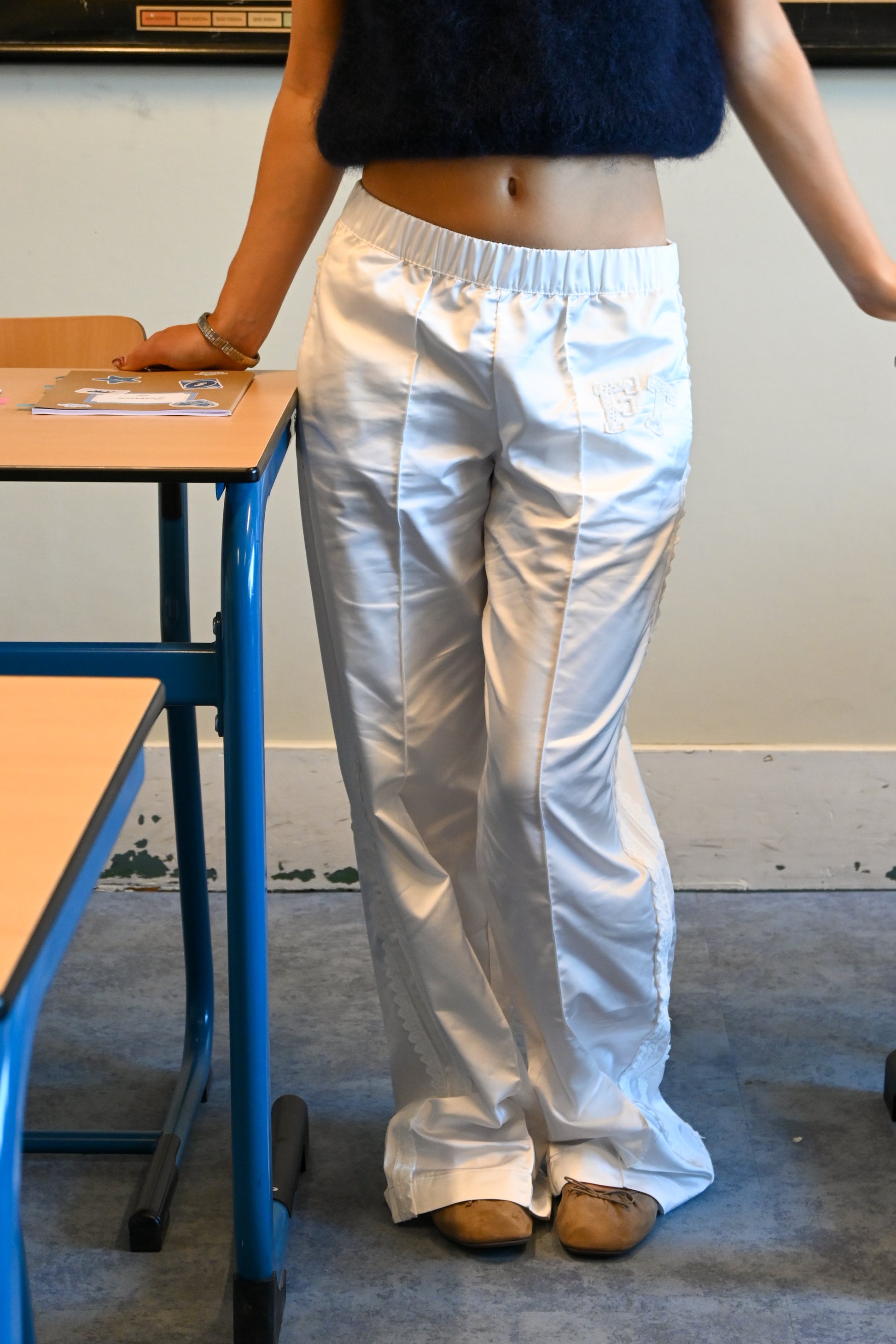 FT lace pants - wit - Fashiontiger 3