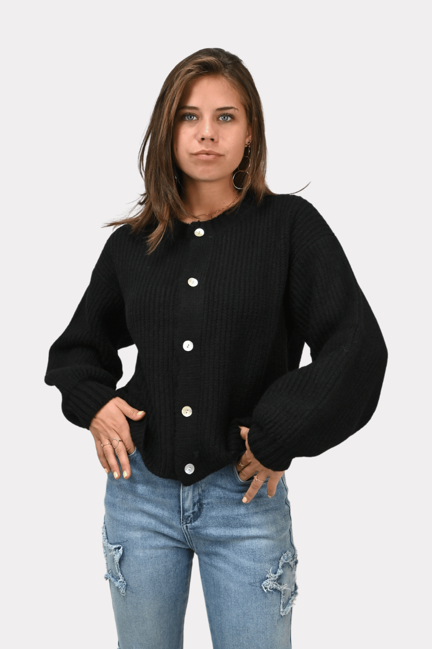 Brooklyn cardigan - zwart