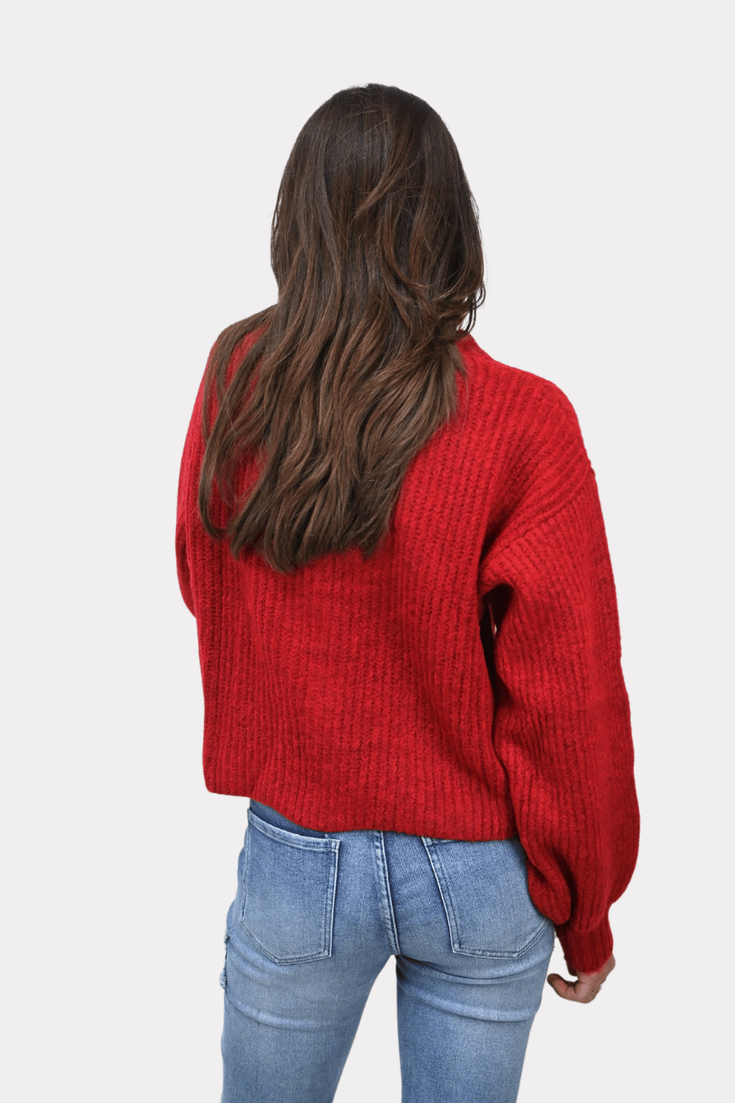 Brooklyn cardigan - rood