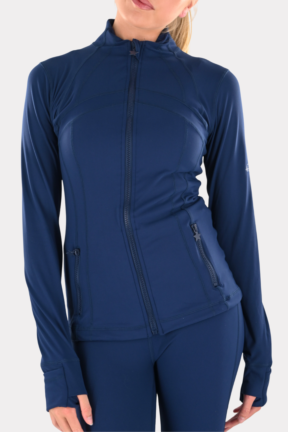 Fashiontiger veste zippée de sport - bleu marine 9