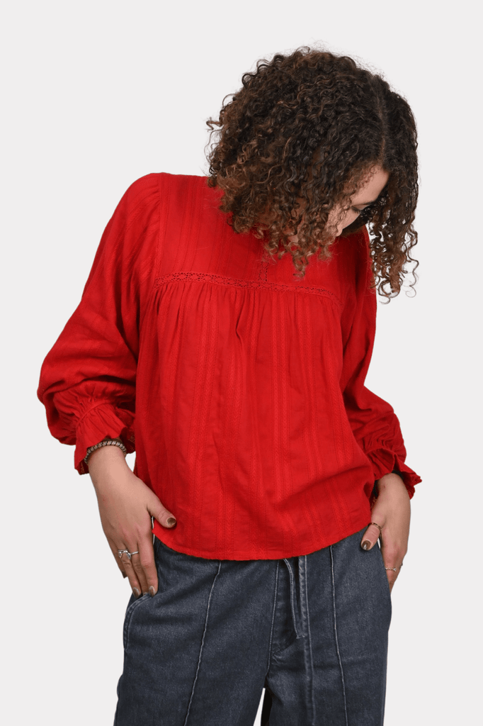 Fiep blouse rood 3