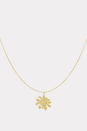 Happy daisy necklace gold fashiontiger