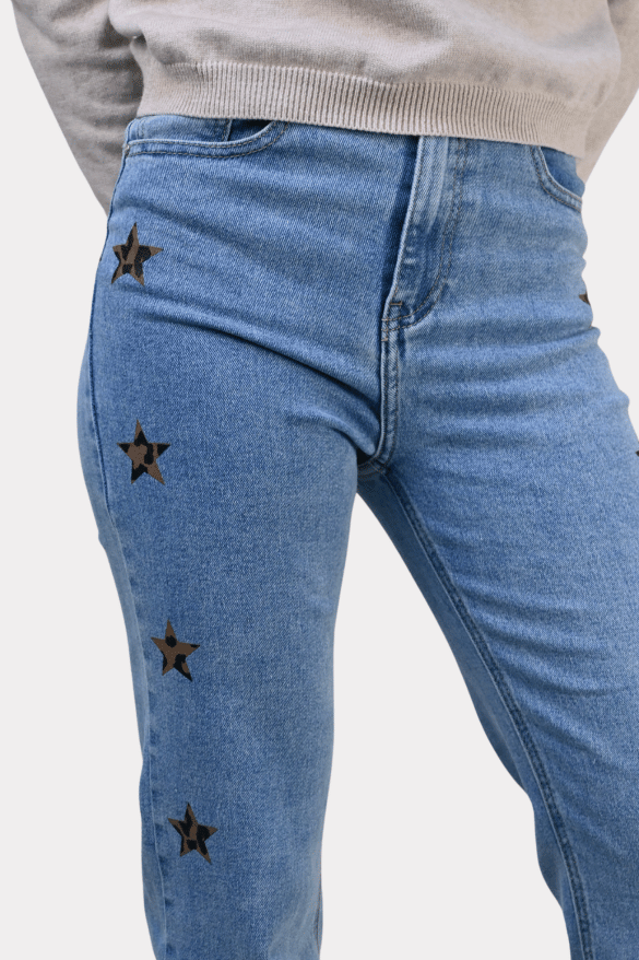 <tc>Sky full of tiger stars jeans - blue</tc>