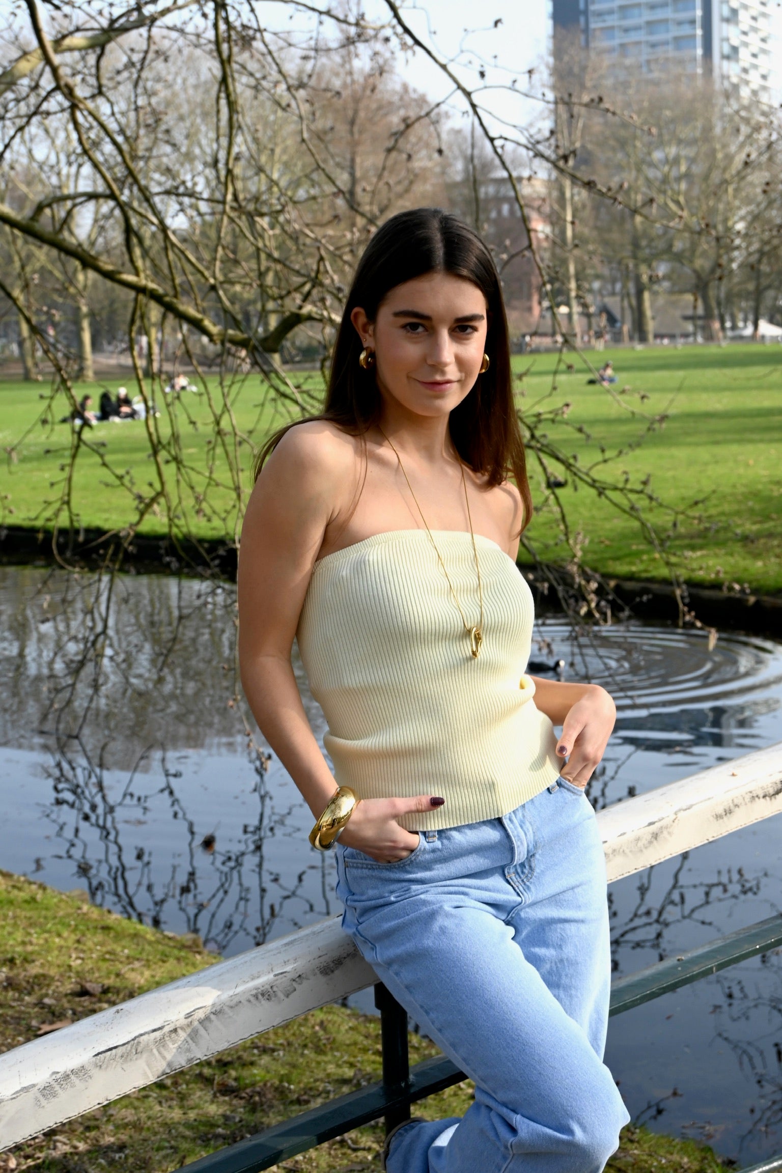 Honey top - geel - Fashiontiger 2