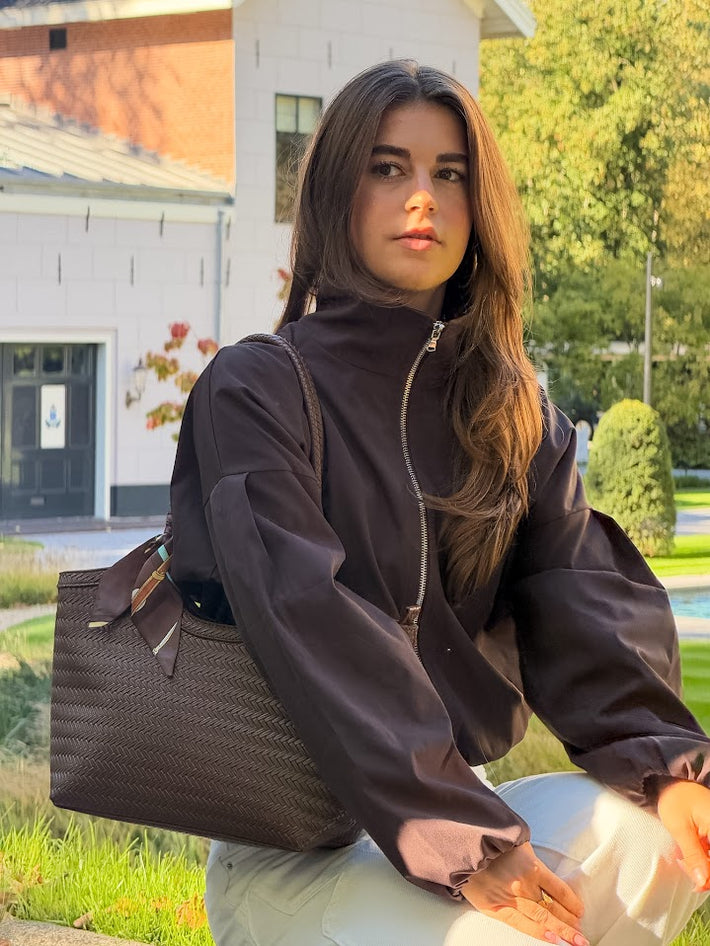 Zeitlose Tasche - Dunkelbraun