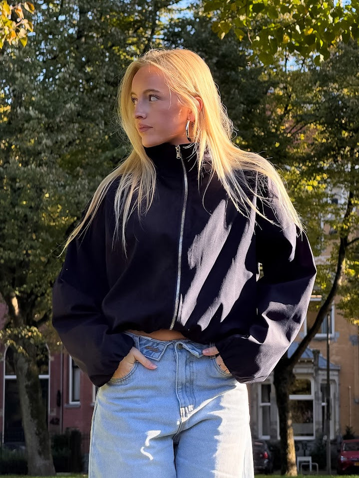 Essential-Jacke – Marineblau
