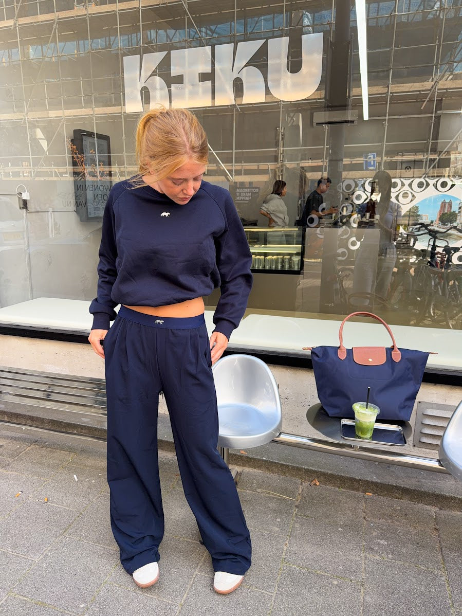 Tiger track pants - navy