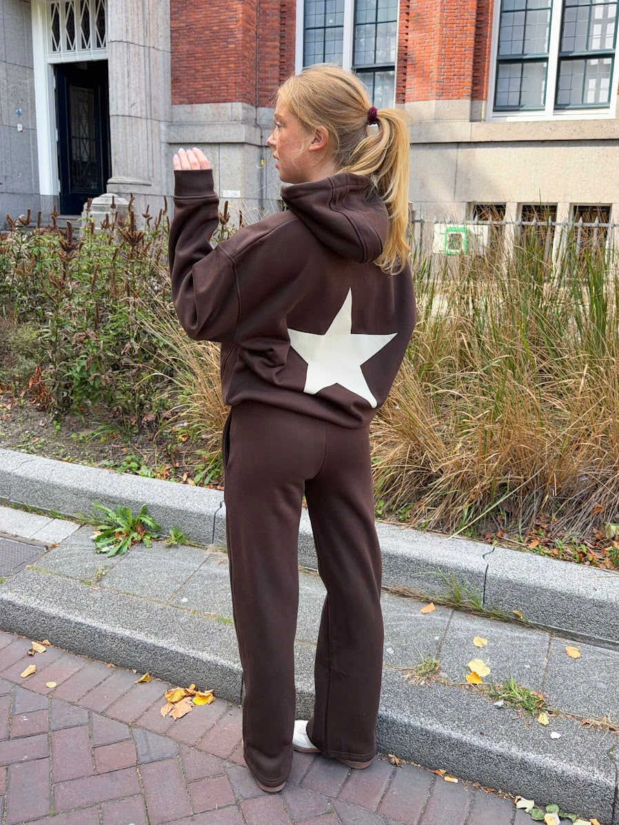 Tiger Star Lounge Hoodie - braun