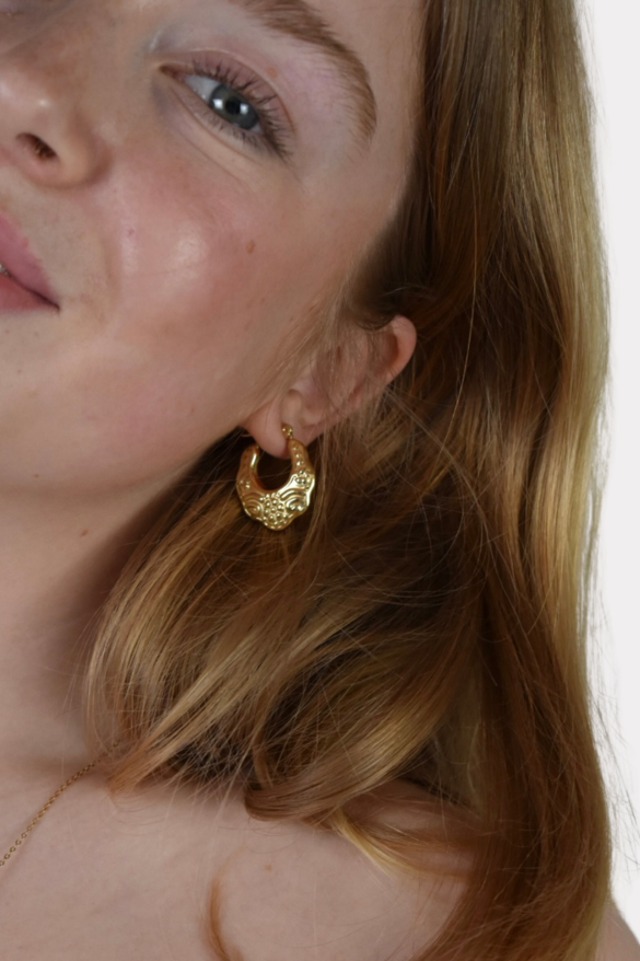 India earrings gold fashiontiger