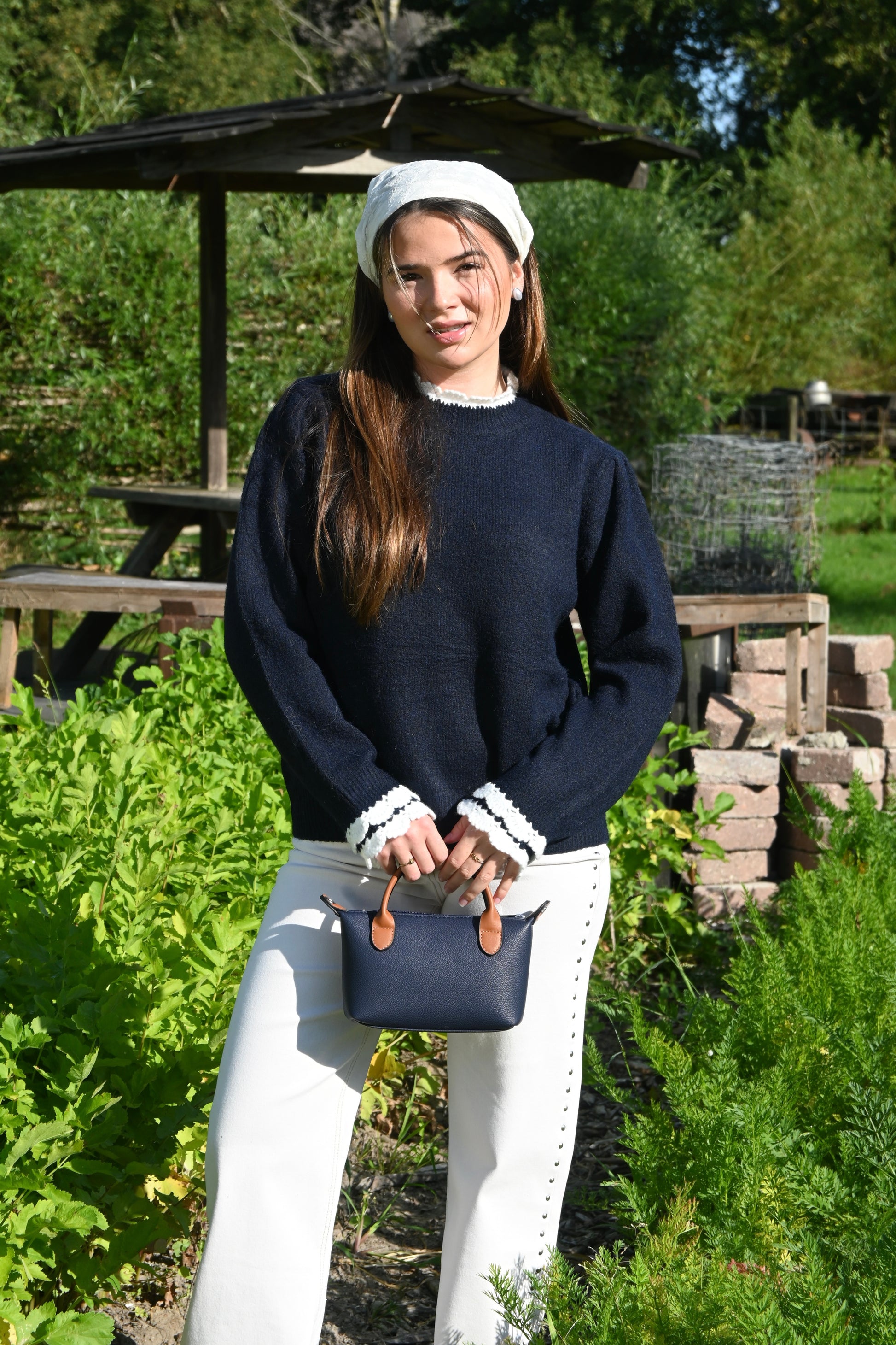 Joelle knit - navy - fashtiontiger