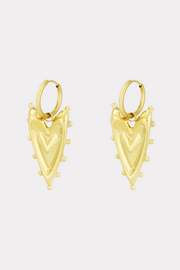 Joyful heart earrings gold fashiontiger