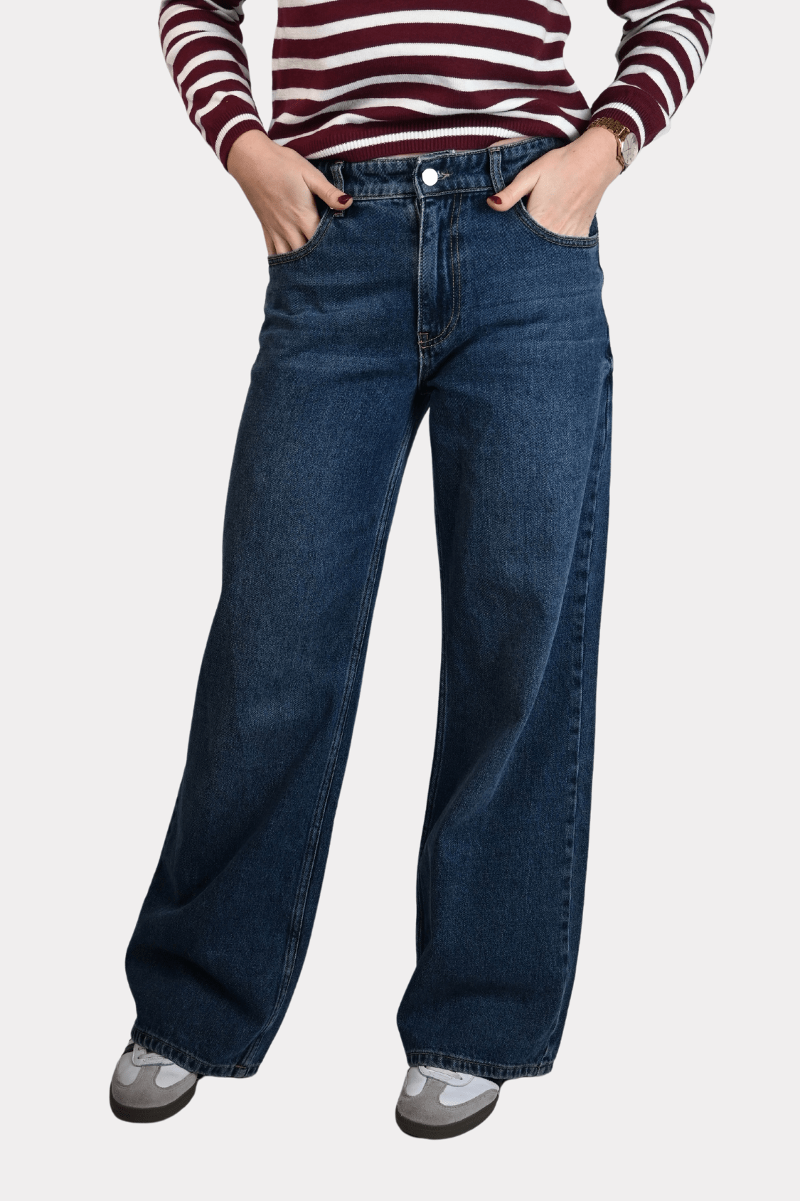 Lightning star jeans - blauw - 1