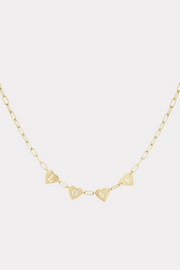 Loving link necklace gold fashiontiger