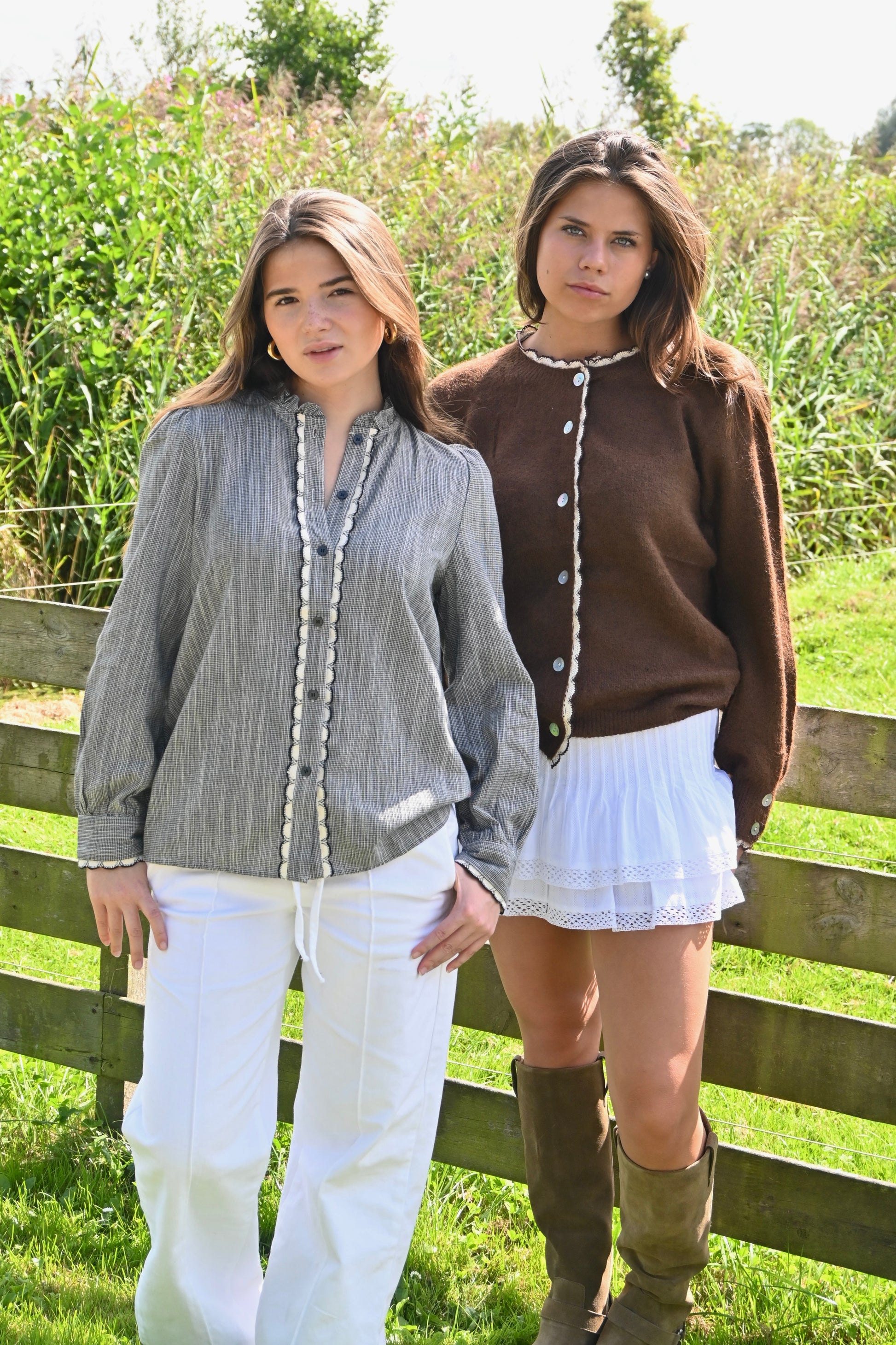 Lucia blouse - zwart -  fashiontiger 3