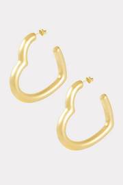 Not that heart earrings gold fashiontiger