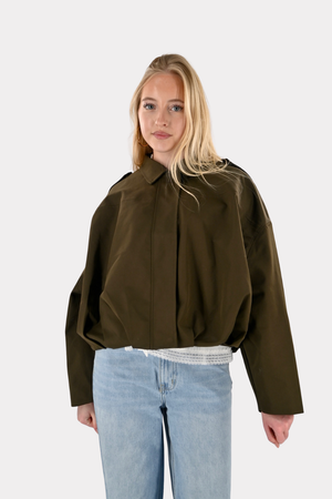 Saar jacket trenchcoat - bruin - Fashiontiger 2