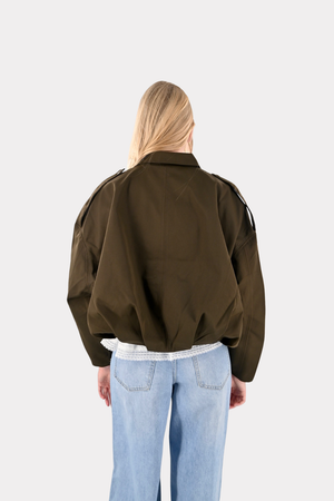 Saar jacket trenchcoat - bruin - Fashiontiger 3